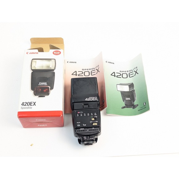 Canonβ Speedlite 420EX E TTL Flash for EOS Cameras with Box - Picture 2 of 11